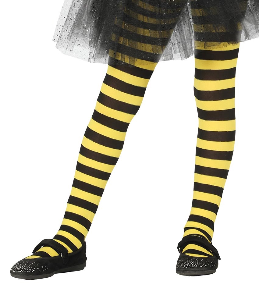 Calze a righe gialle e nere ape insetti 5-9 anni