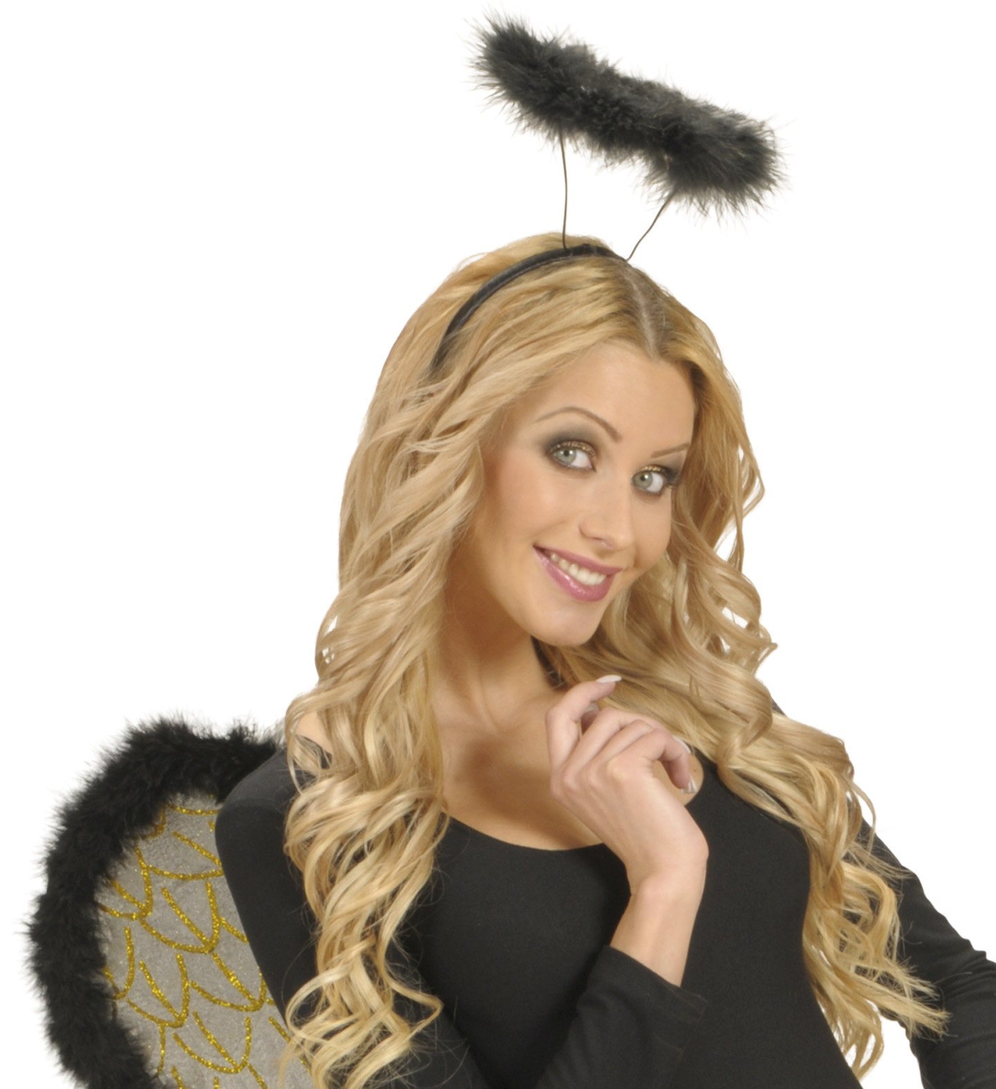 Aureola marabou nera