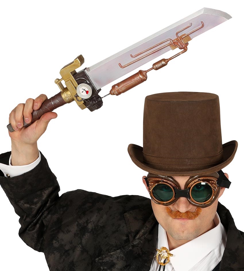 Spada steampunk 61 cm in plastica