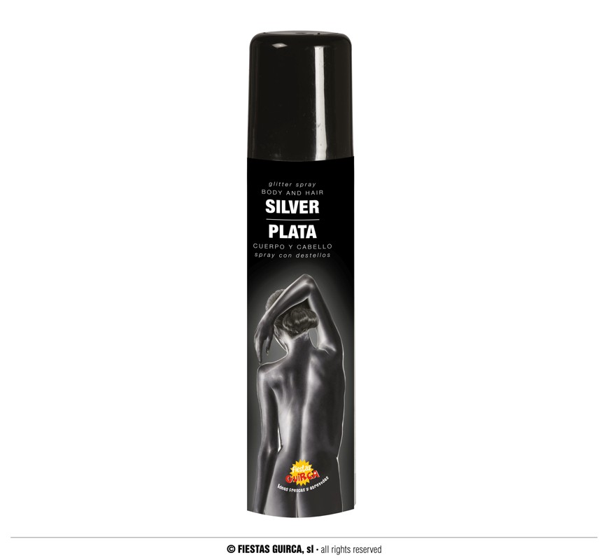 Trucco spray corpo e capelli nero body painting